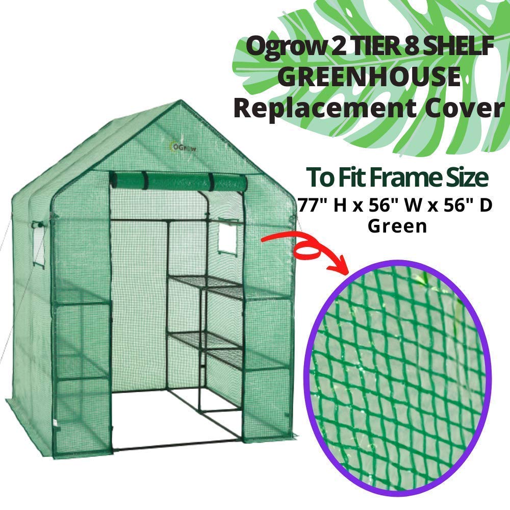Ogrow PE Greenhouse Cloche Replacement Cover - Durable Plant Protection for Seedlings & Small Plants - Perfect for Garden, Balcony & Indoor Plant Care