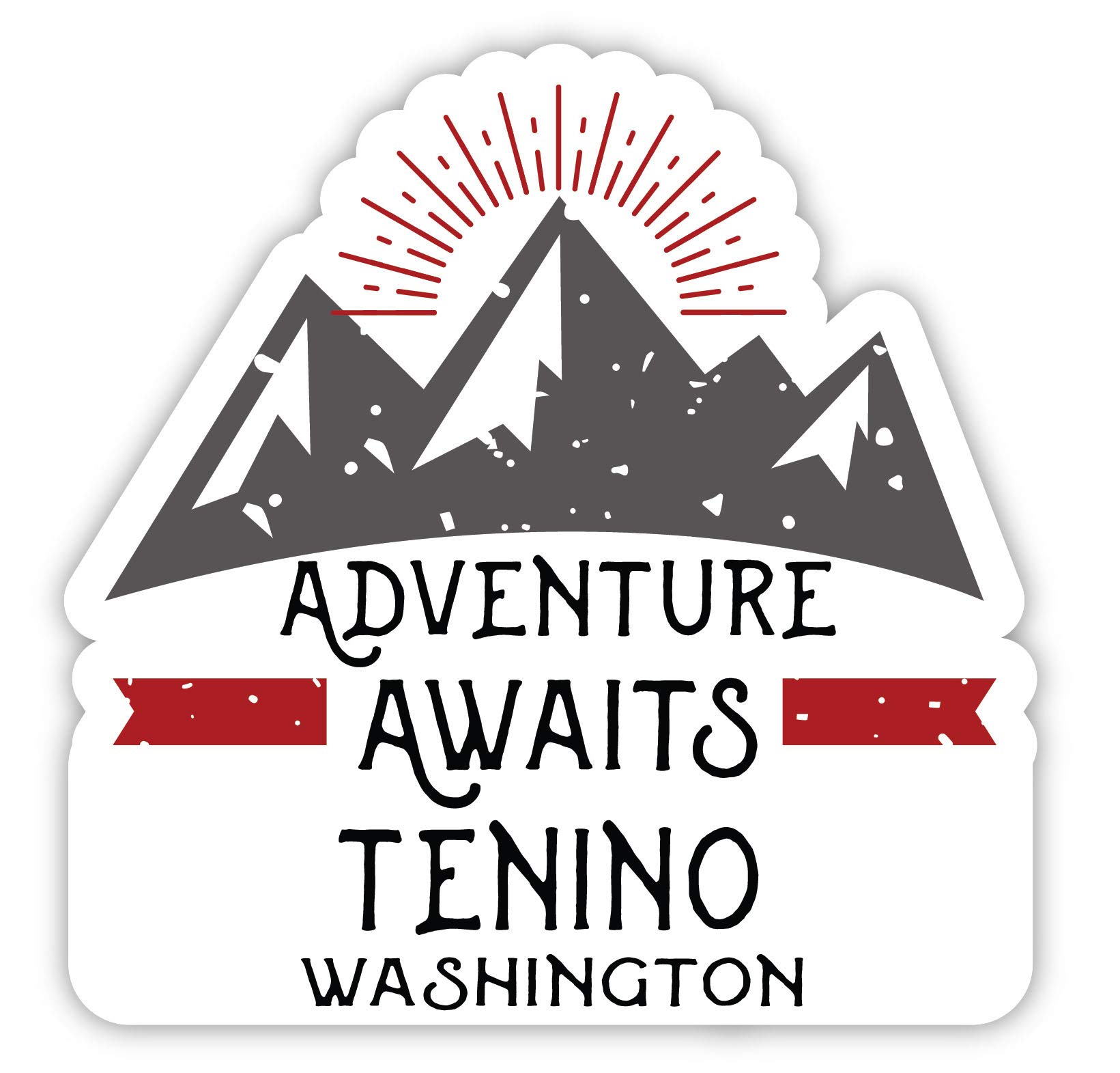 Tenino Washington Souvenir 4-Inch Fridge Magnet - Adventure Awaits Design - Perfect for Travel Memories & Home Decor