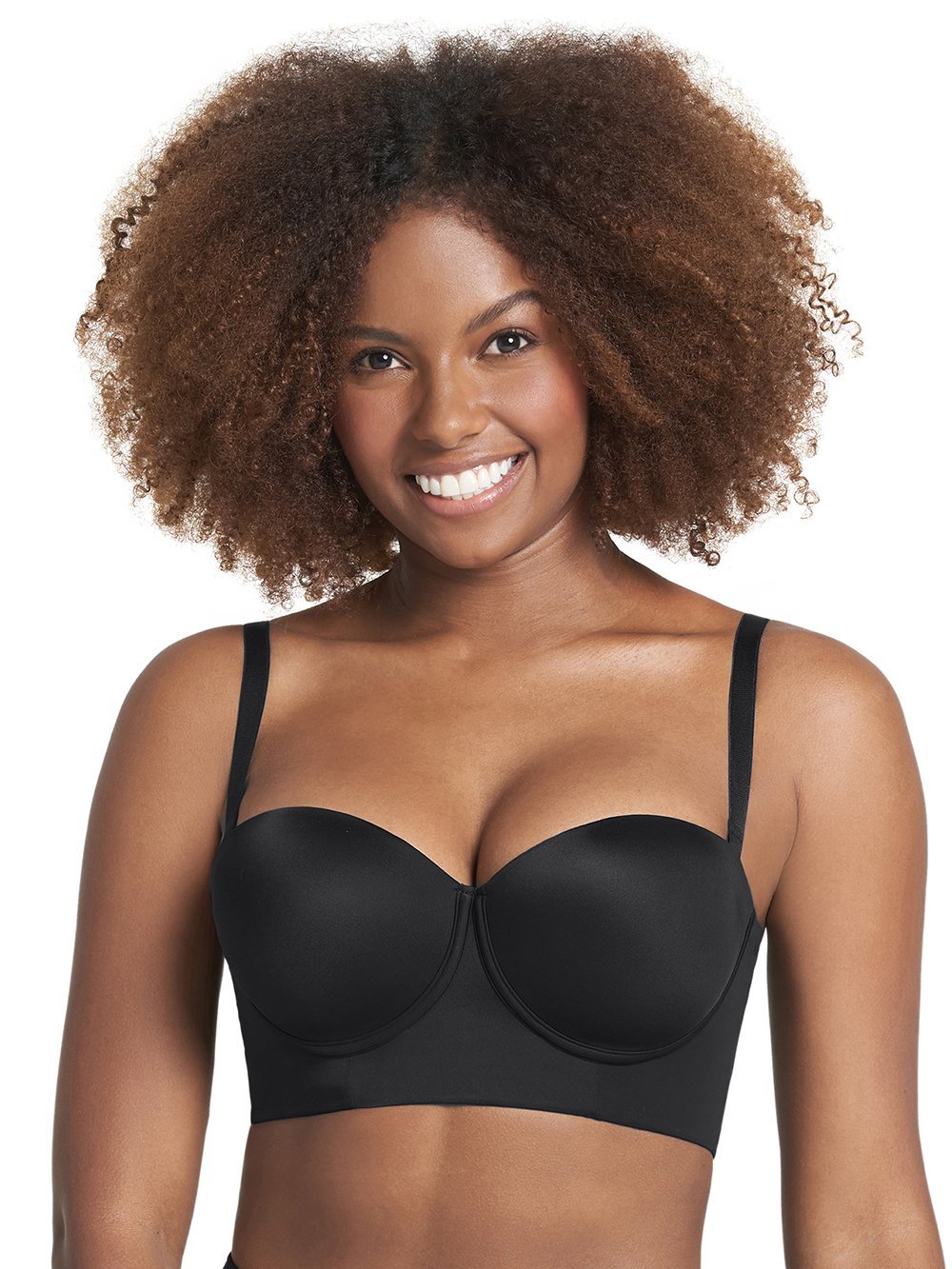360° Contouring Strapless Longline Balconet Bra - Seamless Lift & Support for Evening Gowns, Wedding Dresses & Special Occasions