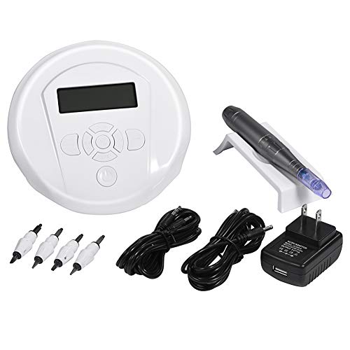 Professional Permanent Makeup Machine - Digital Eyebrow Tattoo Pen with Needles for Microblading & Cosmetic Tattooing | Perfect for Salon, Spa & Home Use by Beauty Professionals