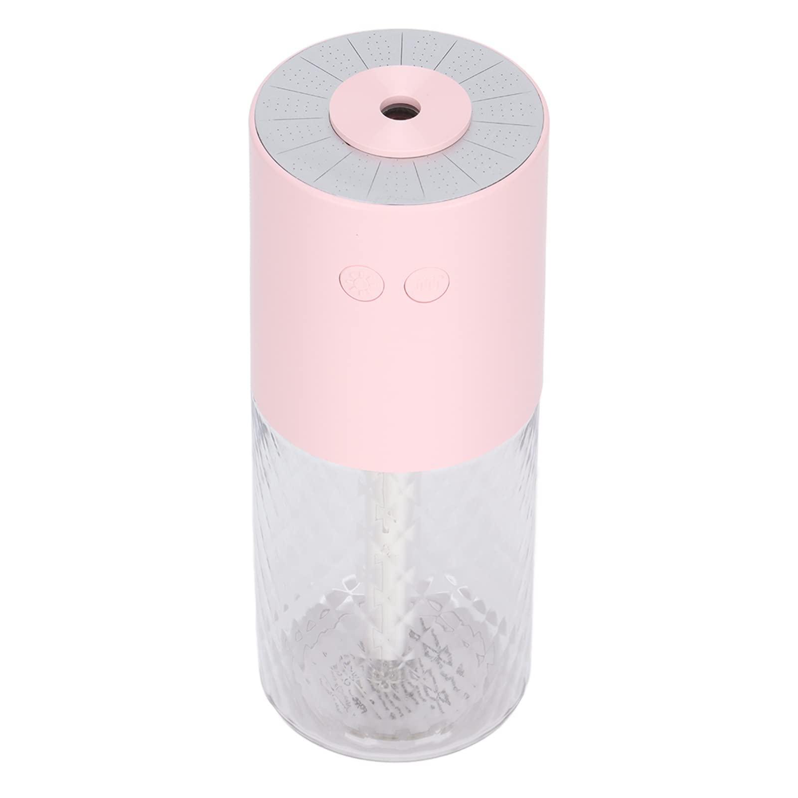 Silent Mini Humidifier - 2 Spray Modes, Cool Mist USB Desktop Humidifier with Auto Shut-Off & Anti-Slip Base, LED Night Light for Bedroom, Office, Car, Nursery (Pink) | Perfect for Dry Air Relief, Better Sleep & Workspace Comfort