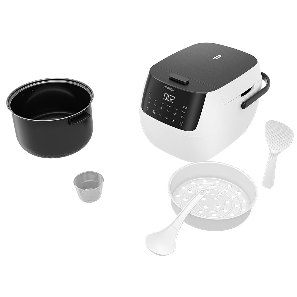 RZ R18XN 1.8L Electric Rice Cooker - Fast Cooking & Keep Warm Function - Perfect for Home, Dorm, Office & Small Kitchens