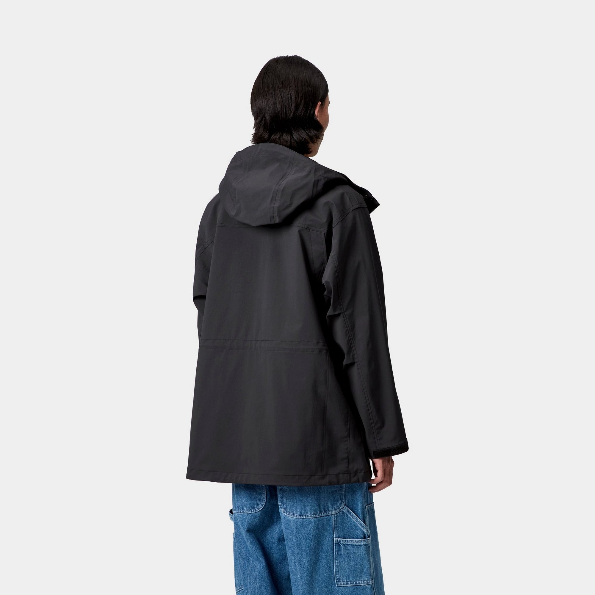 Bowden Jacket - Black Waterproof Windbreaker for Men & Women | Outdoor Hiking, Running, Travel | Lightweight & Durable