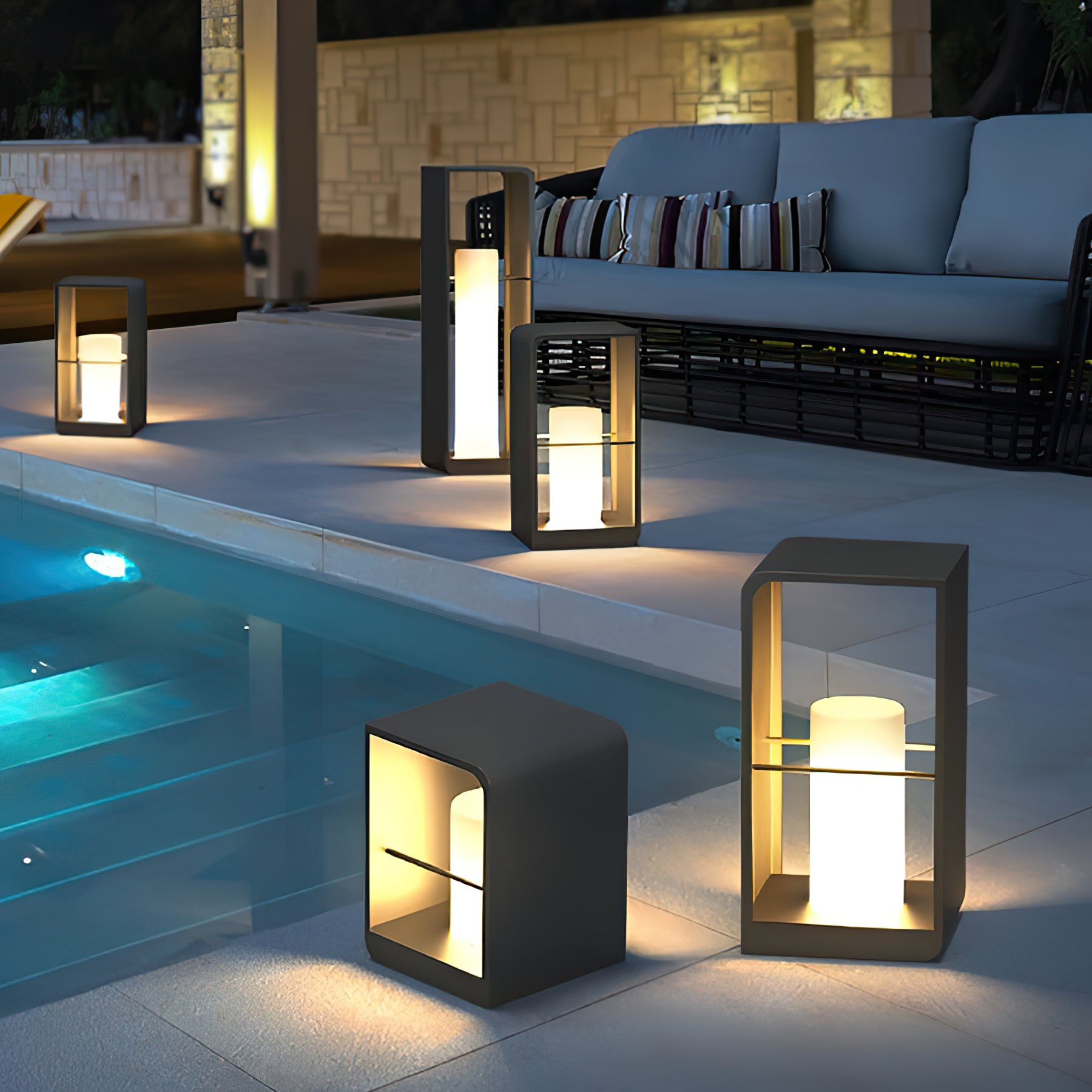 Zephyra Solar Powered Outdoor Garden Lights - Waterproof LED Landscape Lighting for Patio, Yard, Pathway, and Backyard Decor