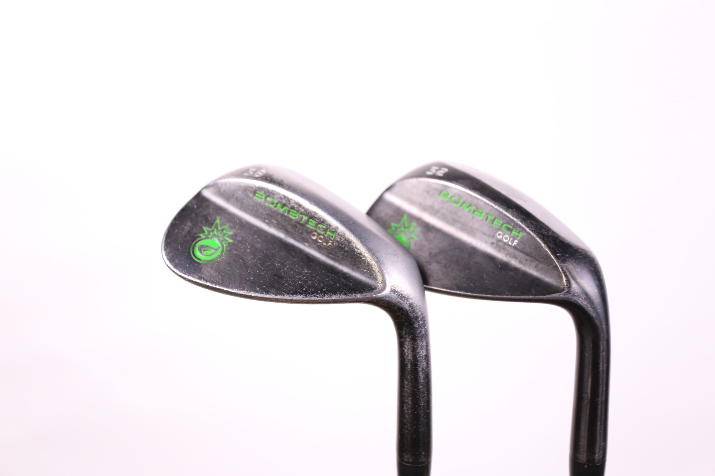 Premium Used Bombtech Grenade Wedge Set - Right Handed 52° & 56° Golf Clubs with Regular Flex | Perfect for Short Game Improvement & Course Play