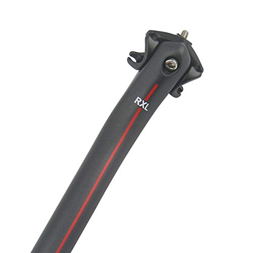 Premium RXL SL Carbon Fiber Road Bike Seat Post - 31.6mm/30.8mm/27.2mm Diameter - Lightweight & Durable Bicycle Seatpost in Red/Green/Blue - Perfect for Racing, Commuting & Road Cycling