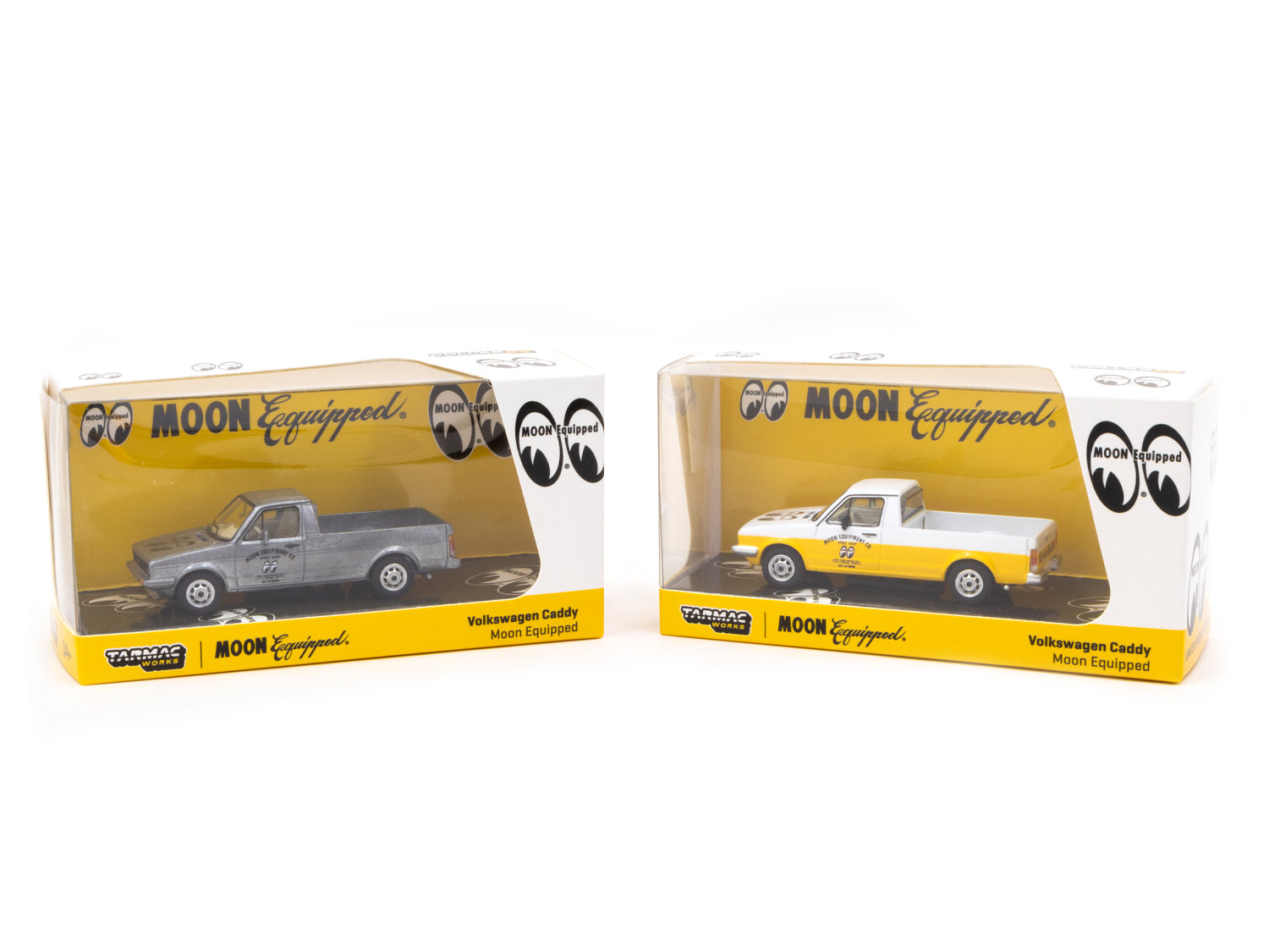 Schuco X Tarmac Works 1/64 Scale Volkswagen Caddy Moon Equipped Diecast Model Car - COLLAB64 Series - Perfect for Collectors & Miniature Car Displays