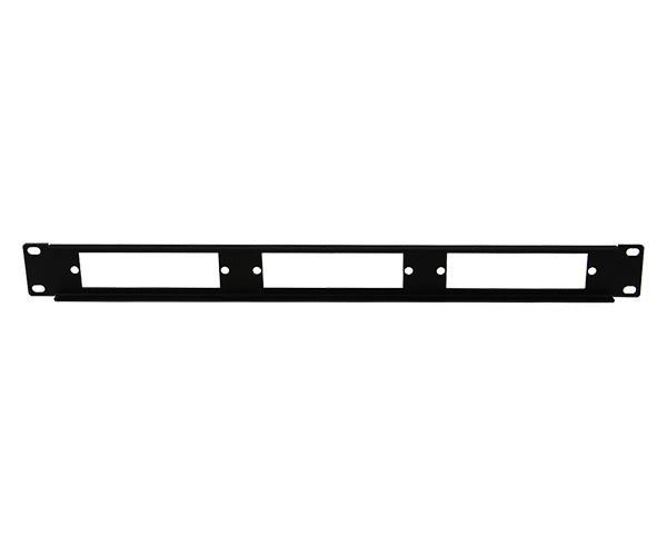 1U Adjustable LGX Fiber Patch Panel Housing - Rear Cable Support for Rack Mount | Ideal for Data Centers & Network Installations