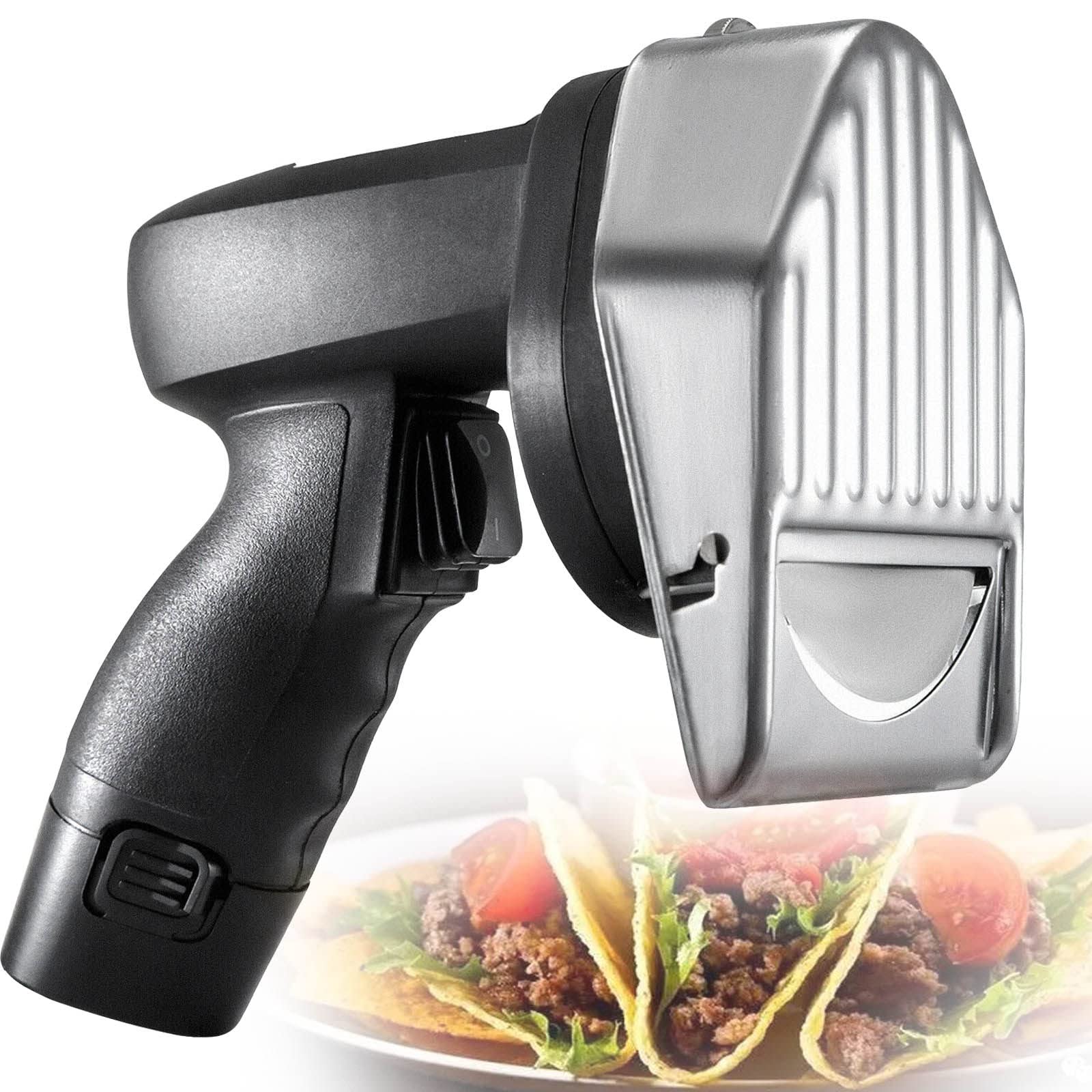 Electric Shawarma Doner Kebab Slicer - Corded & Cordless Gyro Meat Cutting Knife for BBQ, Catering & Home Use | Professional Serrated Blade for Perfect Shaved Meat Slices | Ideal for Restaurants, Food Trucks & Outdoor Cooking