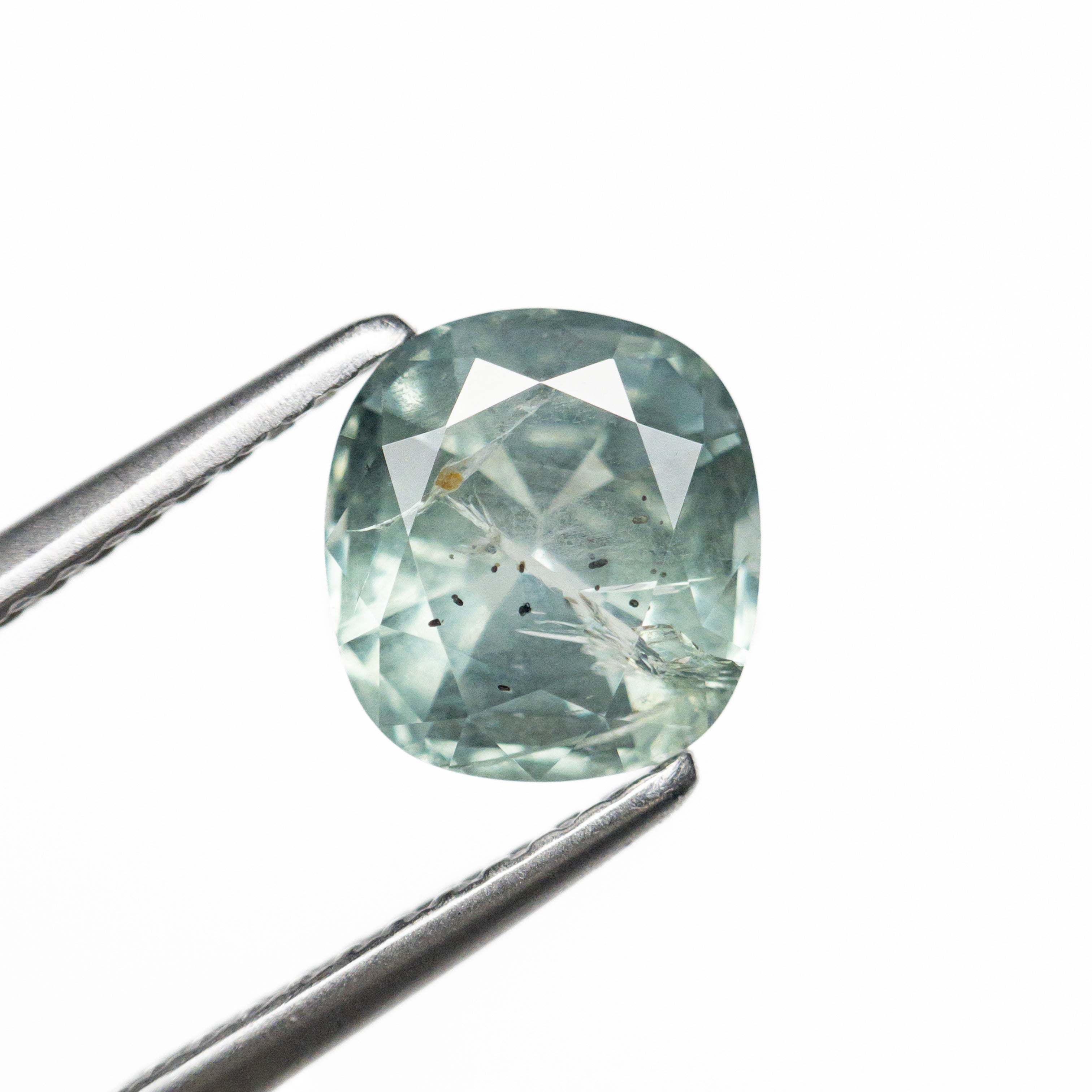 2.09ct Cushion Cut Blue Sapphire Gemstone - 7.31x6.72x4.83mm Natural Loose Stone for Jewelry Making, Engagement Rings & Fine Collections