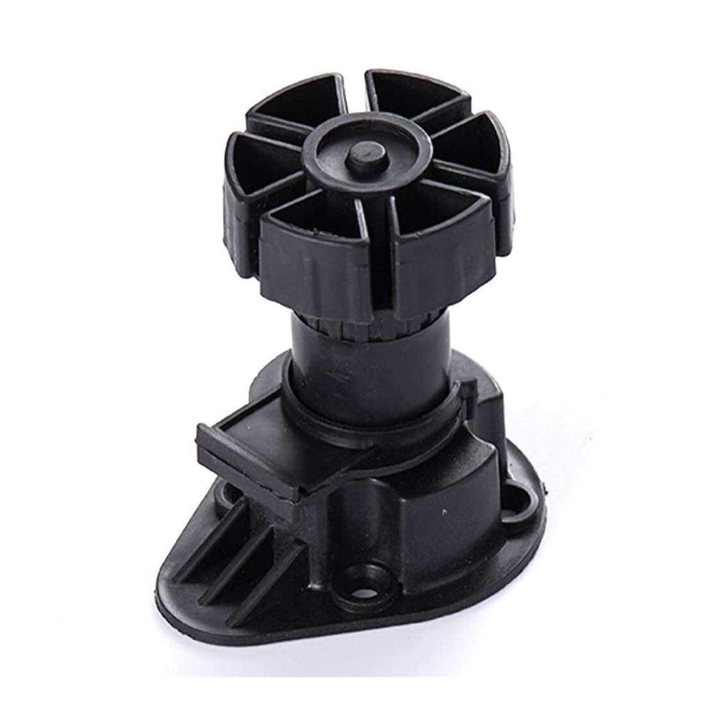 Adjustable Black ABS Sofa Legs 4pcs - Furniture Cabinet Feet for Bed, Cupboard & Sofa (120-150mm Height) - Durable & Stylish Home Decor Accessories for Living Room, Bedroom & Office