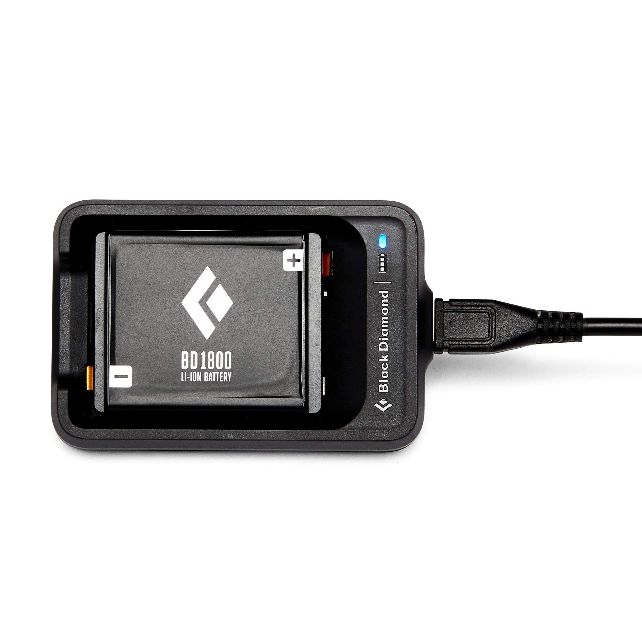 Black Diamond BD620657 Bd 1800 Battery & Charger - Replacement Power Pack for Headlamps - Perfect for Camping, Hiking, and Outdoor Adventures