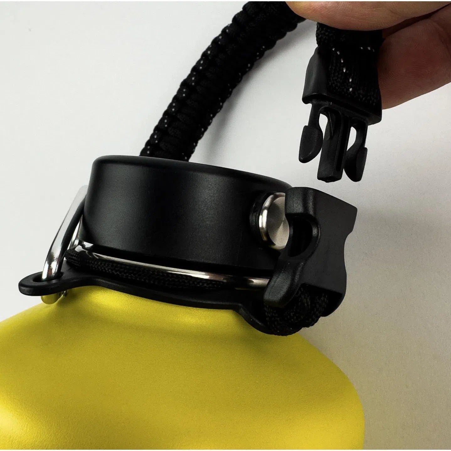 Paracord Handle with Clip for Water Bottles - Durable & Adjustable for Hiking, Camping, and Outdoor Adventures