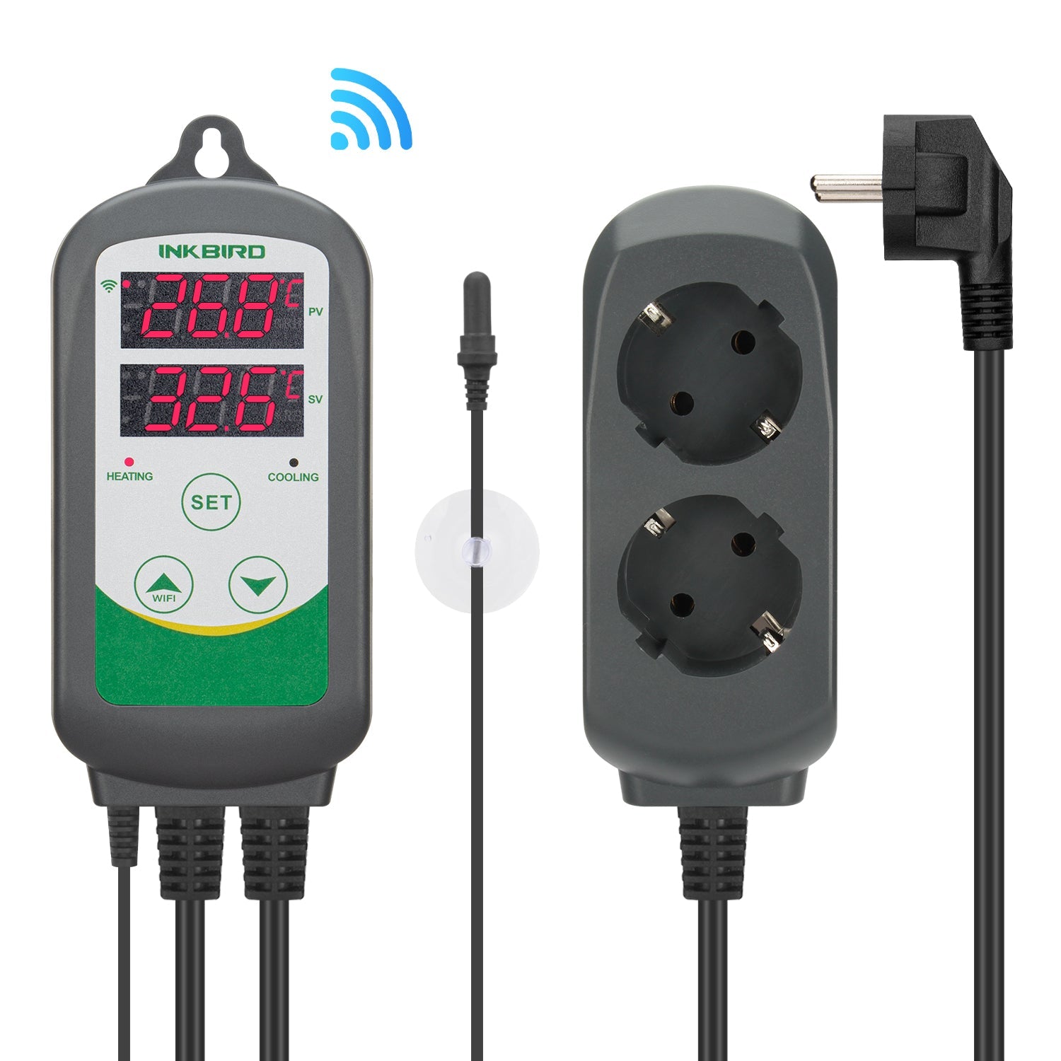 Premium Aquarium Temperature Controller - Digital Heater & Chiller Thermostat for Fish Tanks - Ideal for Tropical Fish, Coral Reefs & Marine Life Habitats