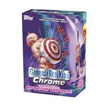 2024 Topps Chrome Garbage Pail Kids Blaster Box - Collectible Trading Cards for Kids & Adults - Perfect for Birthday Gifts, Collectors & Trading Card Games