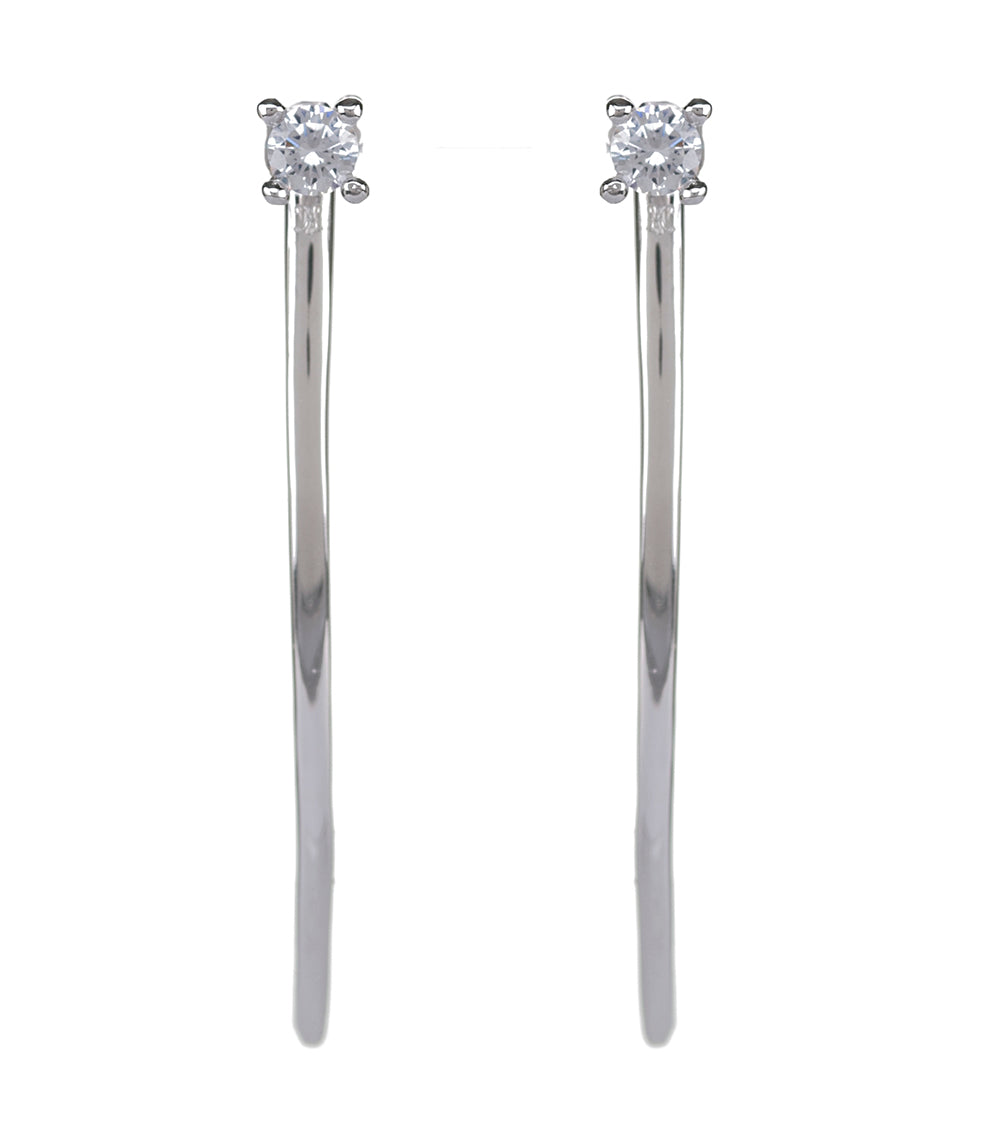 Elegant Curved Earrings for Women - Dainty Gold Hoop Earrings for Everyday Wear | Perfect for Parties, Weddings & Office Outfits