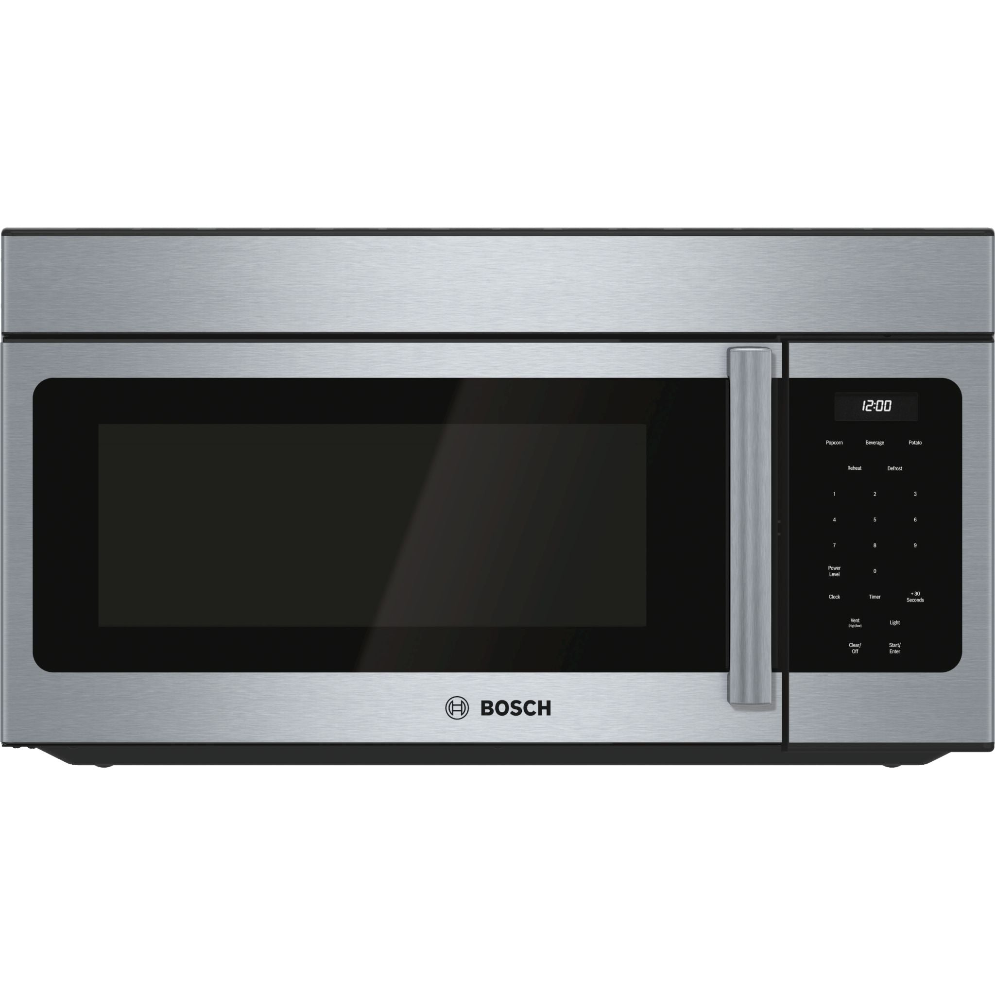 Bosch HMV3053C Over the Range Microwave - Stainless Steel, 1.6 cu.ft Capacity, 1000W Power - Perfect for Kitchen Remodeling & Space Saving
