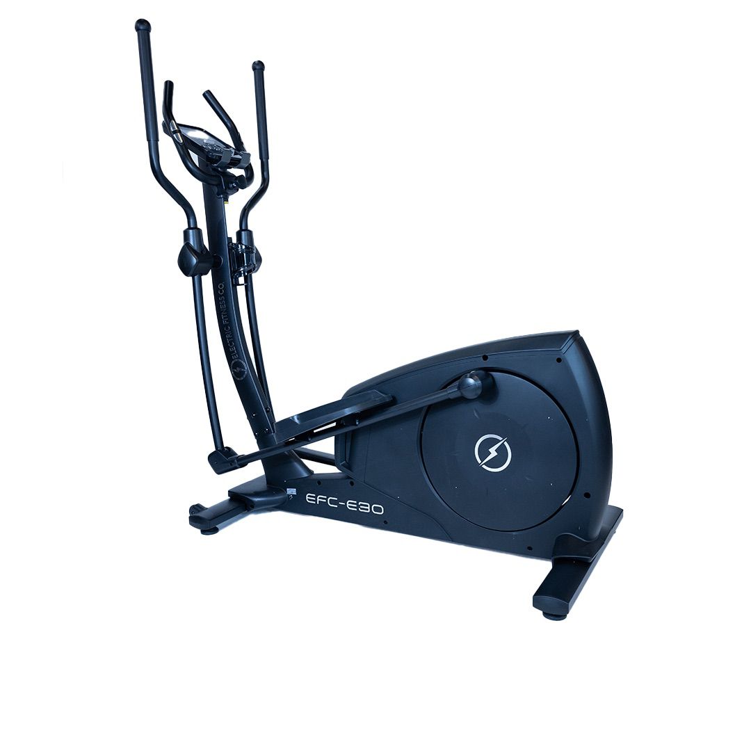 EFC E30 Elliptical Trainer - Low Impact Cardio Machine for Home Gym, Full Body Workout Equipment with LCD Monitor | Perfect for Small Spaces & Apartment Fitness