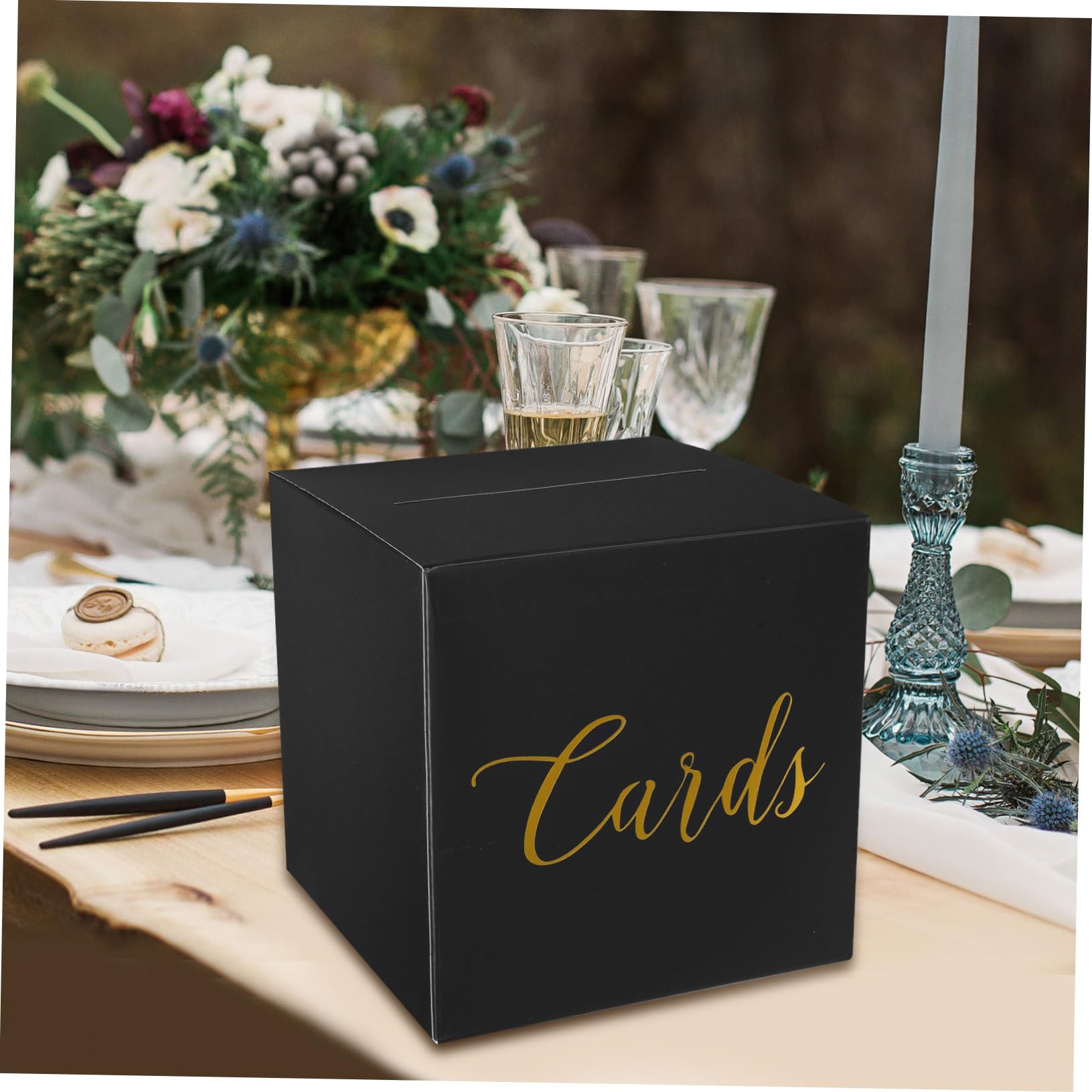 Ciieeo 16-Piece Wedding Card Box Set - Elegant Money Holder & Keepsake Box for Wedding Reception, Business Cards, and Stationery - Perfect for Bridal Showers, Anniversary Gifts, and Special Occasions