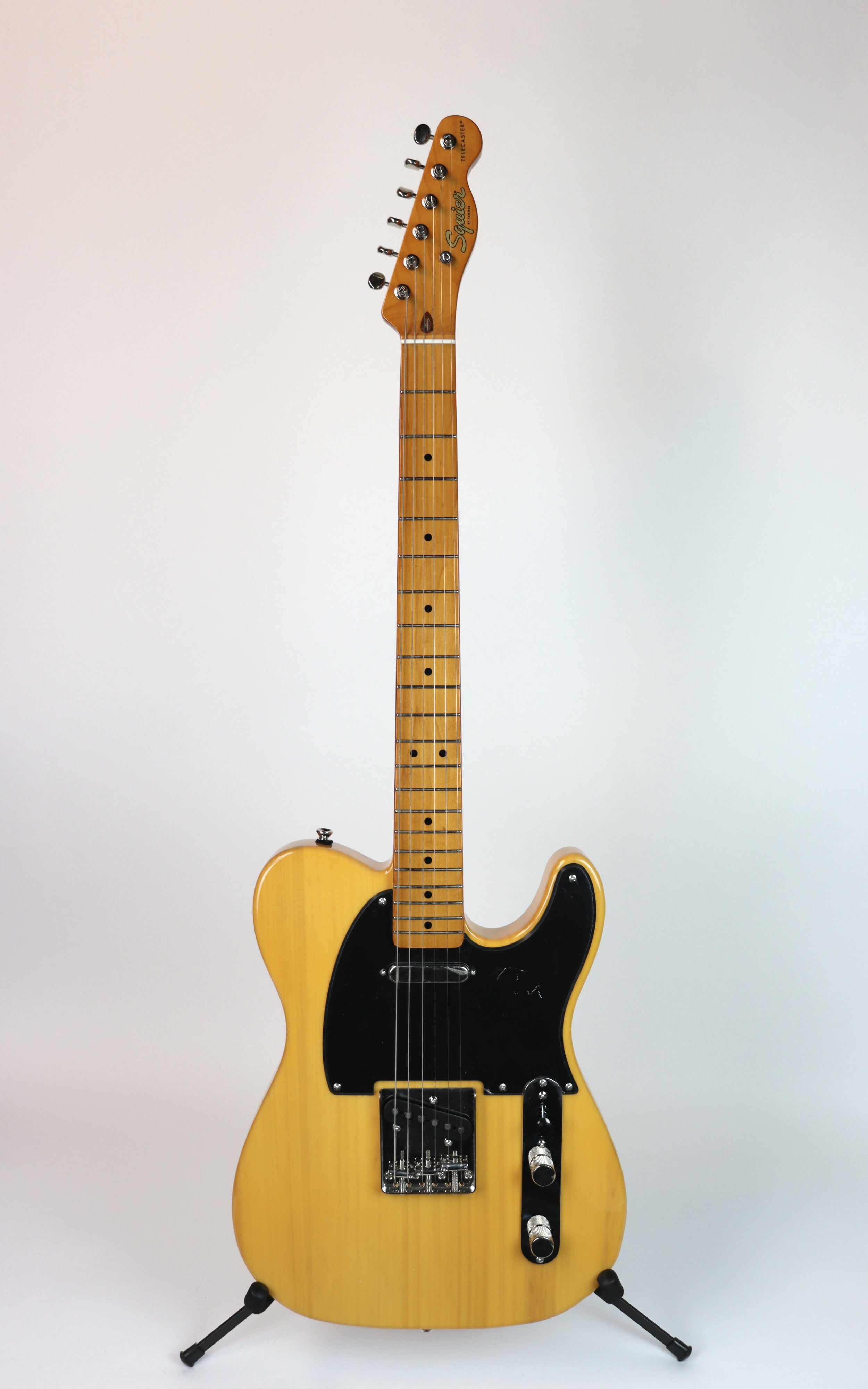 Squier Classic Vibe '50s Telecaster Electric Guitar - Butterscotch Blonde Finish | Vintage Style for Rock, Blues & Country Music Performances