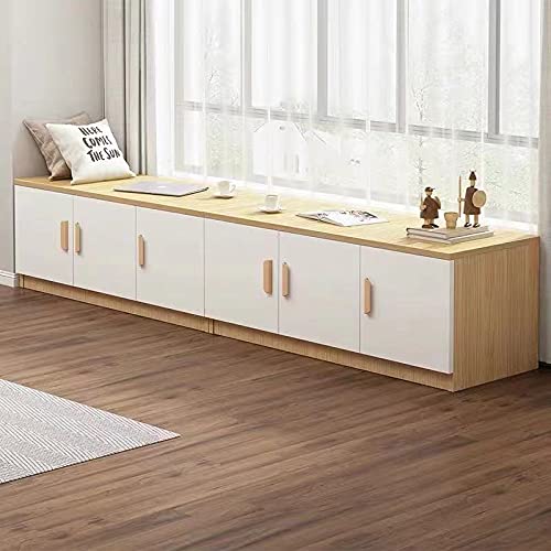 5PCS Wood Cabinet Handles - Clear Coated Drawer Pulls for Kitchen & Wardrobe