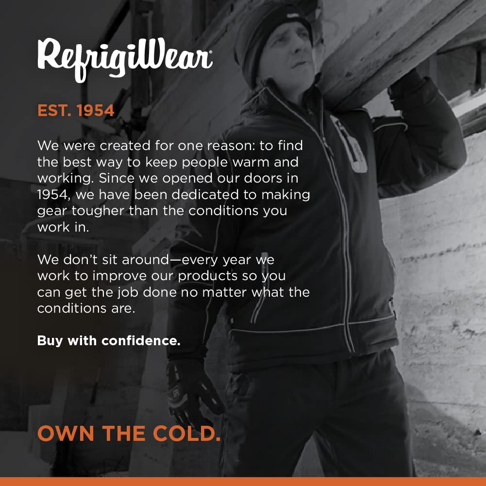 RefrigiWear ANSI Class 2 High Visibility Reversible Softshell Safety Vest - Orange with Reflective Tape for Construction, Road Work & Outdoor Safety