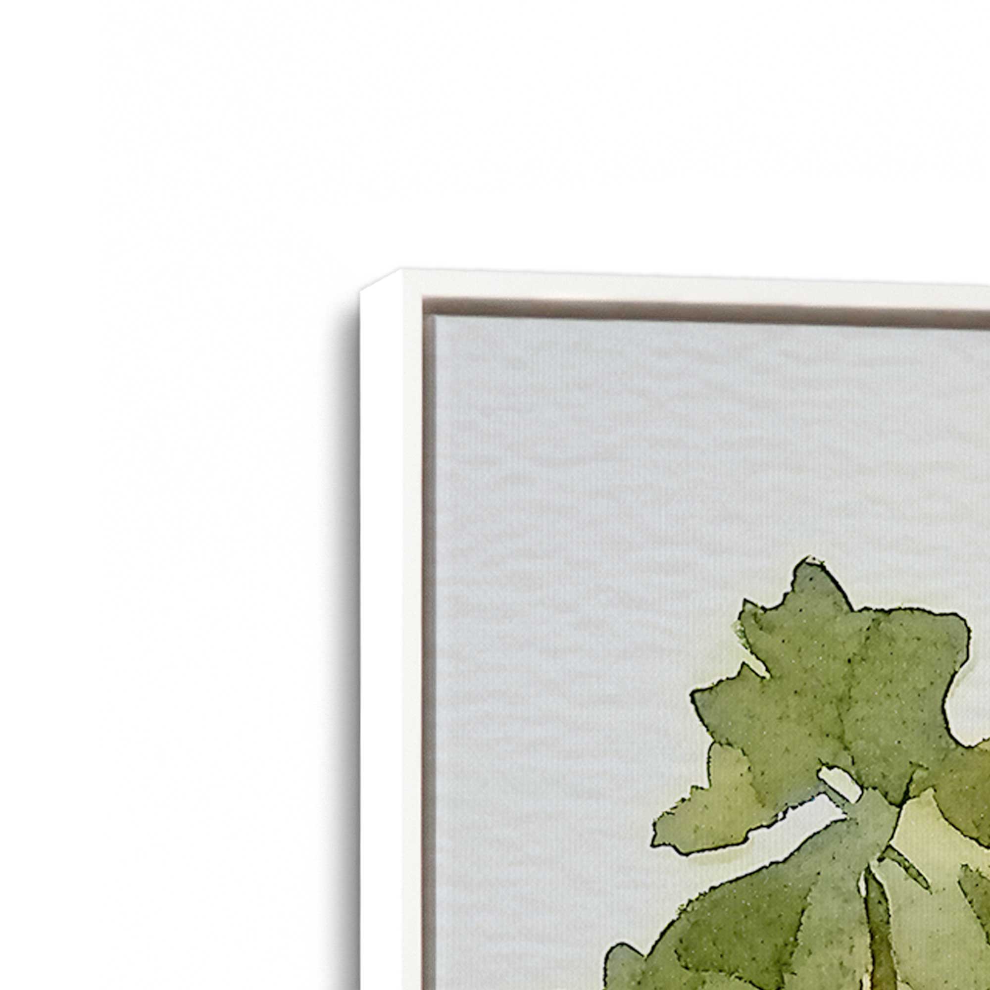 Desert Palms and Villas Canvas Wall Art Print - Tropical Landscape Painting for Living Room, Bedroom & Office Decor