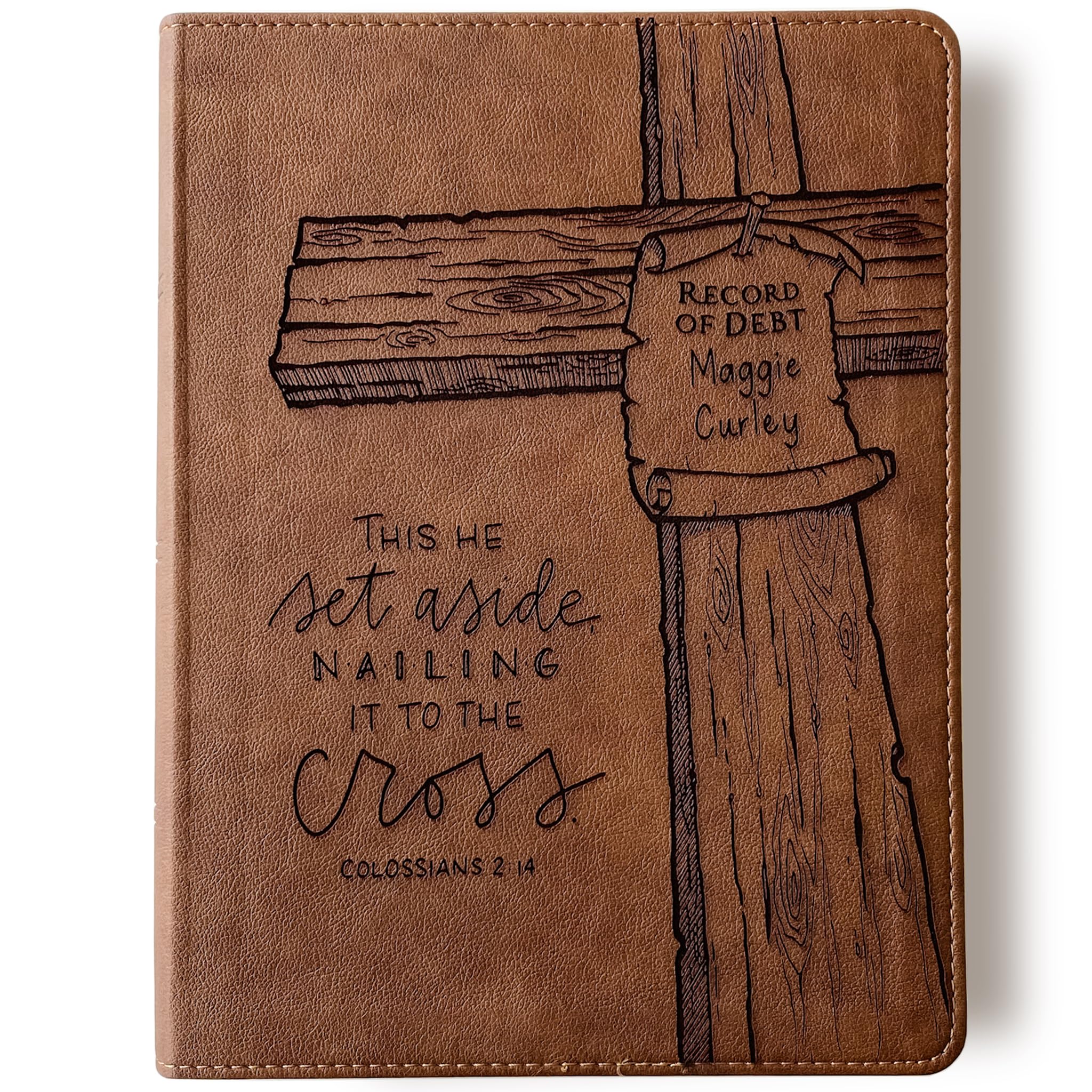 KJV Wide Margin Large Print Bible - Personalized Red Letter Edition for Gifting & Study