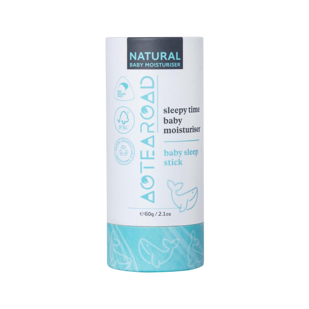Aotearoad Natural Baby Sleep Stick - Soothing Sleepy Time Moisturizer for Infants (60g) | Calms & Hydrates Skin for Better Baby Sleep