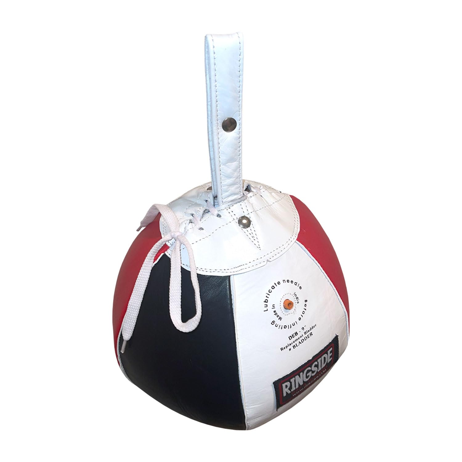 Premium Ringside Leather Boxing Double End Punching Bag for Speed & Accuracy Training - Perfect for Home Gyms & Boxing Workouts