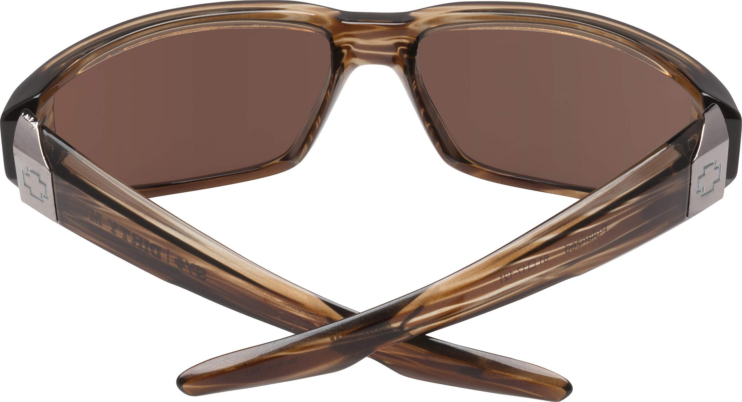 Spy Optic Dirty MO Flat Sunglasses - Polarized UV Protection for Men & Women - Perfect for Driving, Beach, and Outdoor Activities