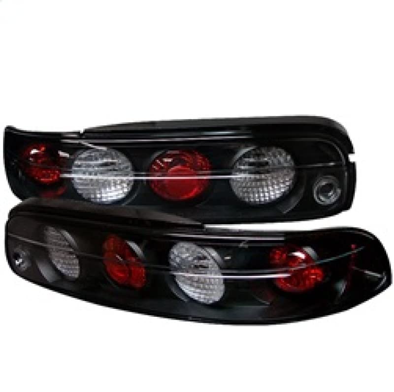 Spyder Black Altezza Tail Lights for Lexus SC 300 SC 400 (1995-2000) - Smoke Lens LED Lights - Upgrade Your Car's Style for Night Driving & Custom Look