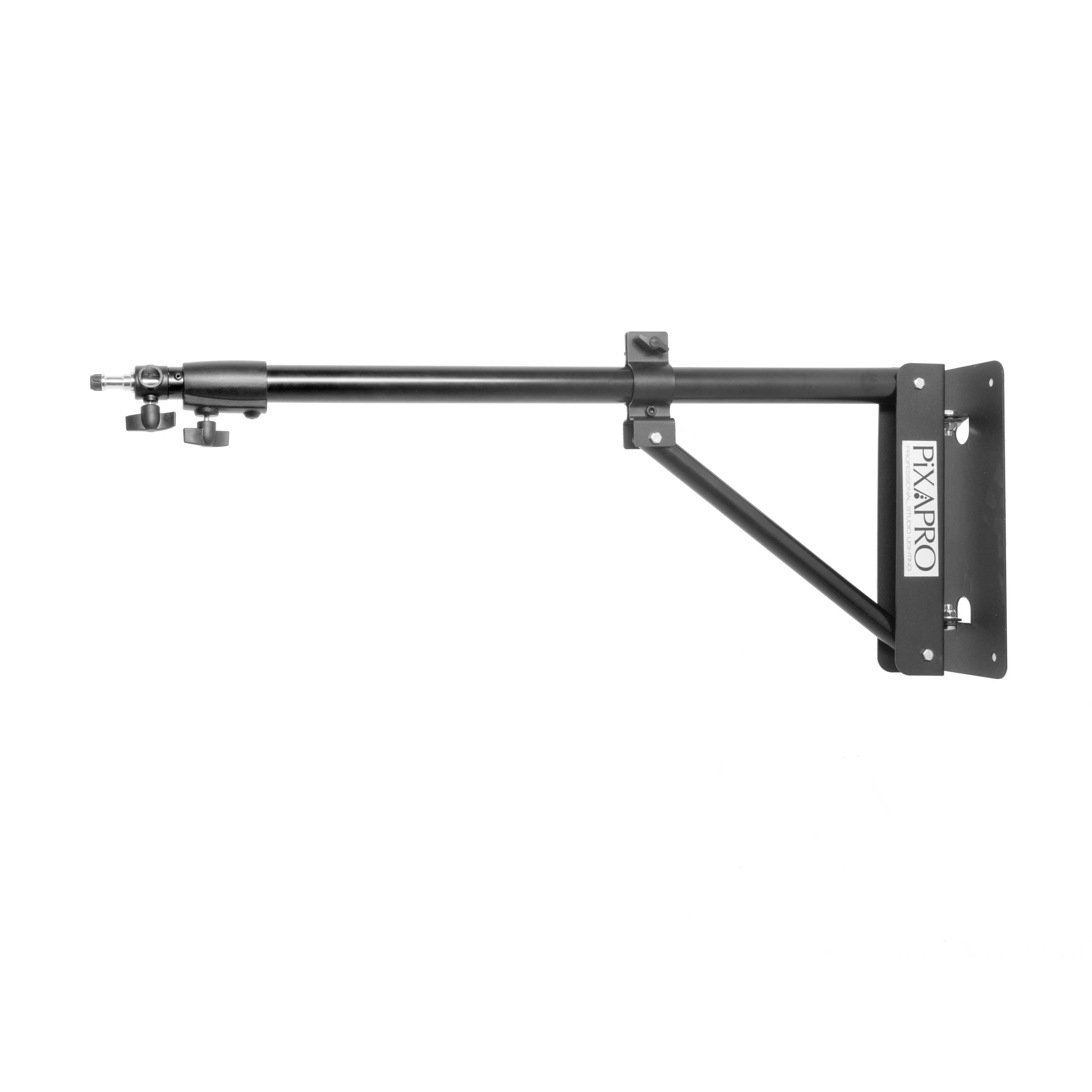 180° Adjustable Wall Mounted Boom Stand (75-130cm) - Perfect for Studio Microphones, Podcasting, and Home Recording Setup