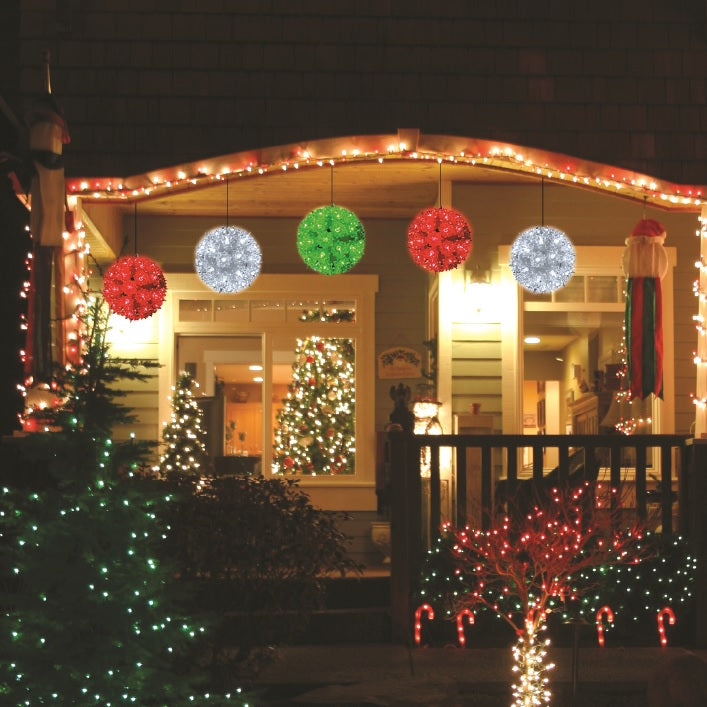 6 Pack LED Starry Night Light Spheres - Decorative Mood Lighting for Bedroom, Nursery, Party & Outdoor Decor