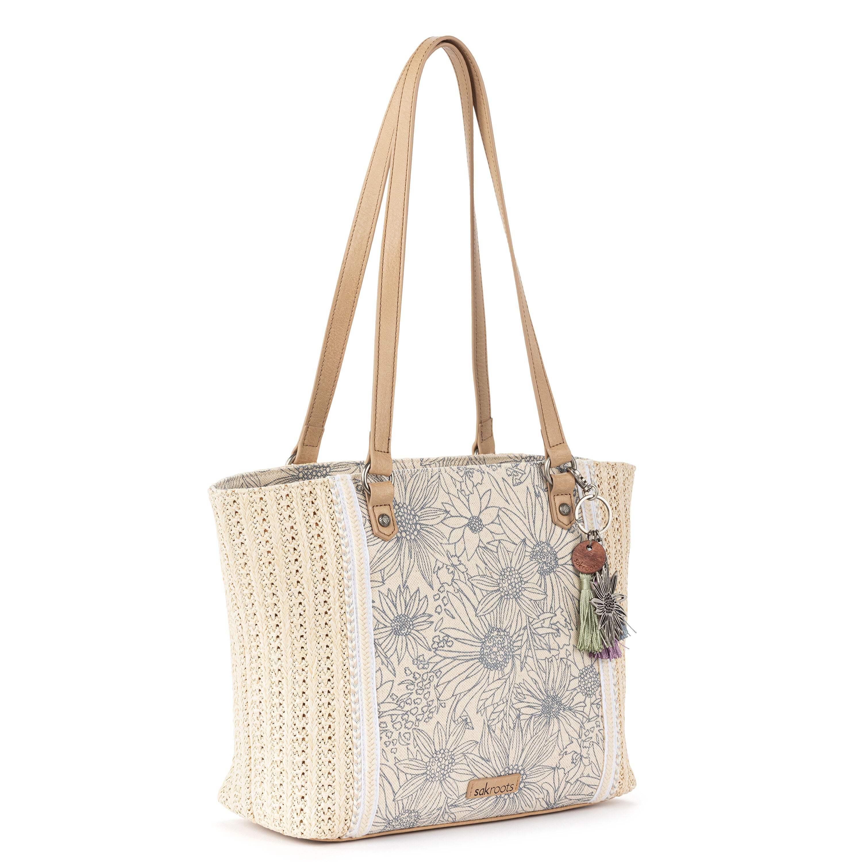 Stylish Metro Tote Bag for Women - Large Durable Canvas Shopping Tote with Long Handles - Perfect for Grocery Shopping, Beach Trips, Work & Travel