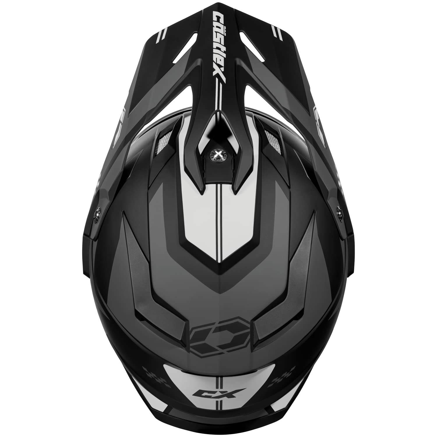Castle X CX200 Wrath Dual Sport Motorcycle Helmet - Matte Charcoal - Size Small - DOT Certified for Street & Off-Road Riding - Perfect for Adventure Touring & Commuting