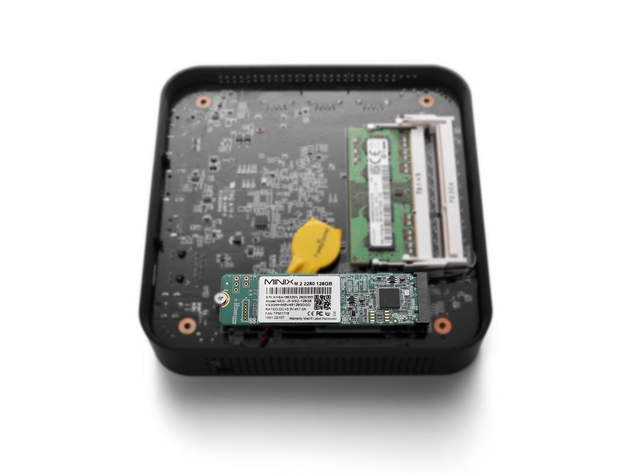 128GB M.2 SSD for Minix Neo J50C-4 with Pre-Installed Windows 10 Pro | Fast Storage Upgrade for Mini PC, Home Office & Media Center Use