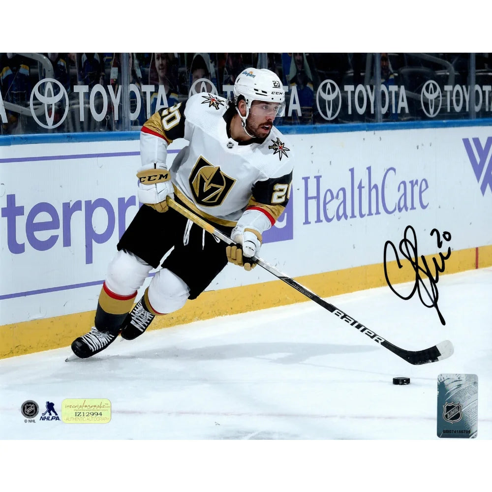 Chandler Stephenson Autographed 8x10 Photo - Vegas Golden Knights Signed Memorabilia with IGM COA - Perfect for Hockey Fans, Sports Collectors, and Home Decor