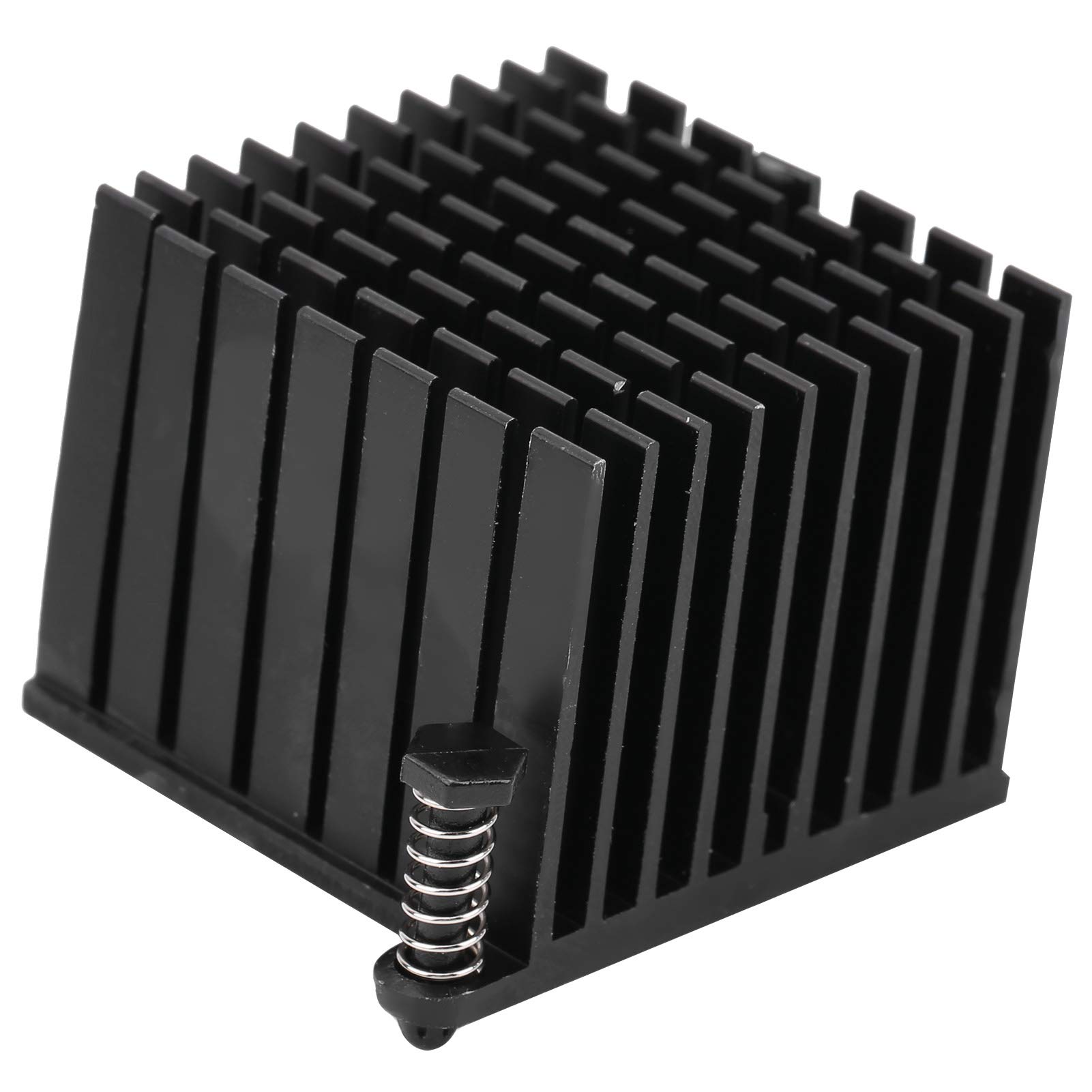 10Pcs Aluminum Heat Sink Set - High Performance Cooling Heatsink for Motherboard, CPU, Vacuum Tube - Black Heat Sink Block - Perfect for PC Builds, Electronics Cooling & DIY Projects
