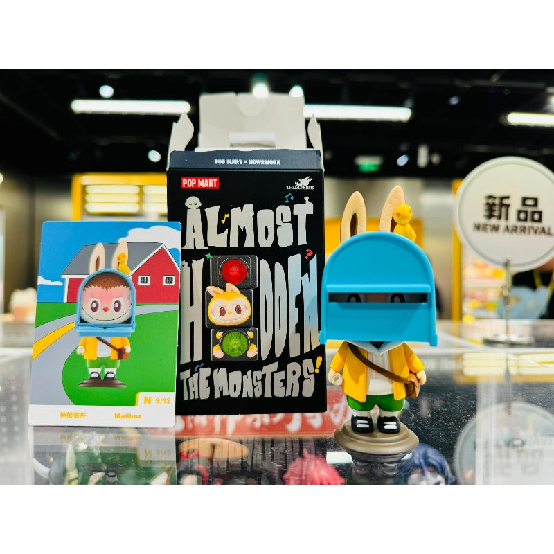 Labubu The Monsters Almost Hidden Series Mail Box - Cute Collectible Vinyl Figure for Home Decor, Office Display & Anime Enthusiasts