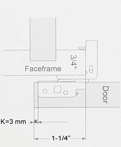 Soft Close Cabinet Hinges 1-1/4