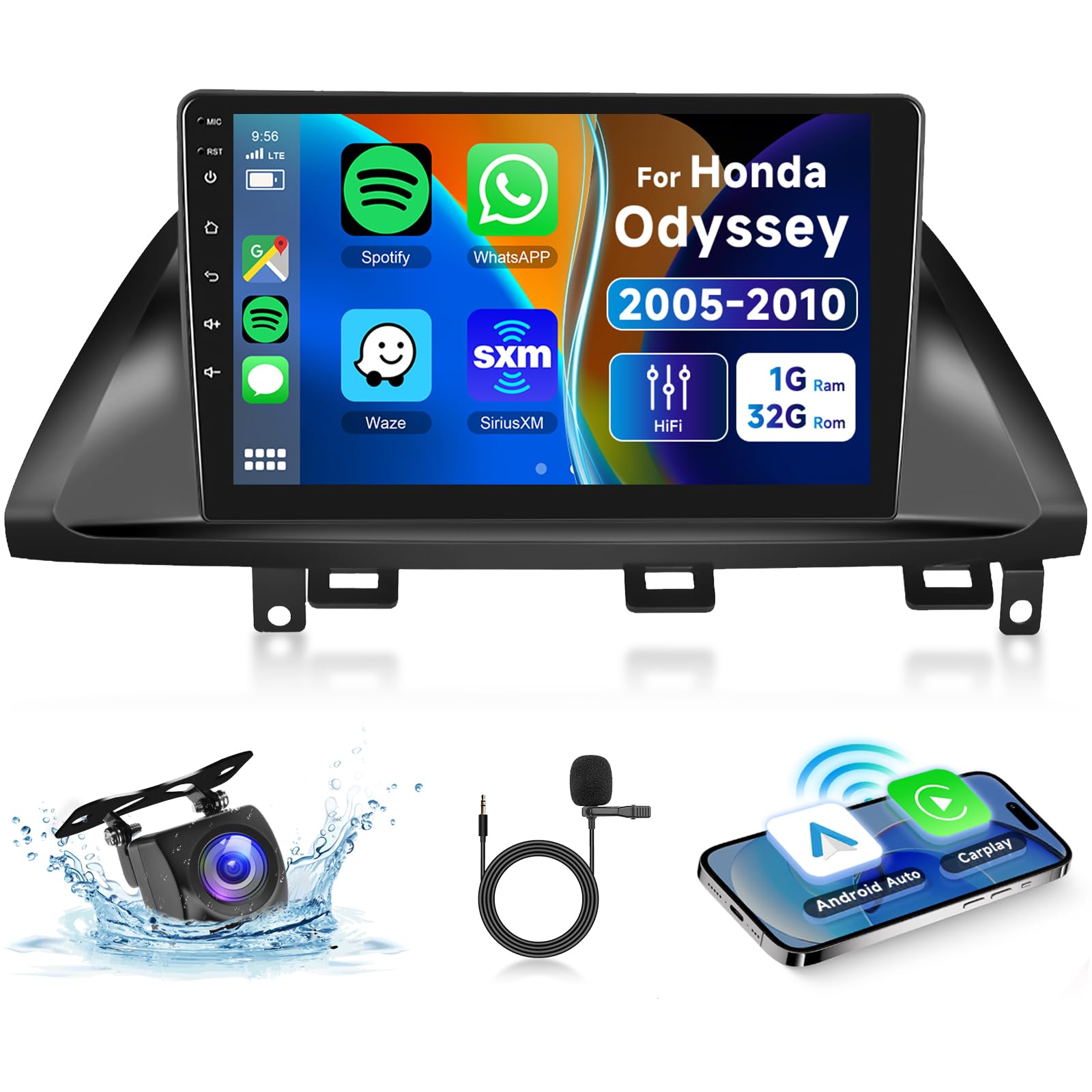 2005-2010 Honda Odyssey Android Car Stereo - 10.1
