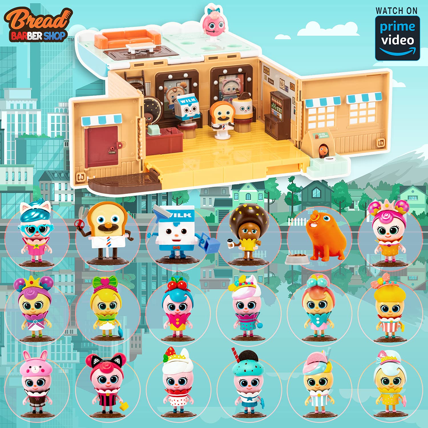Bread Barbershop Figurine Doll - 2.6