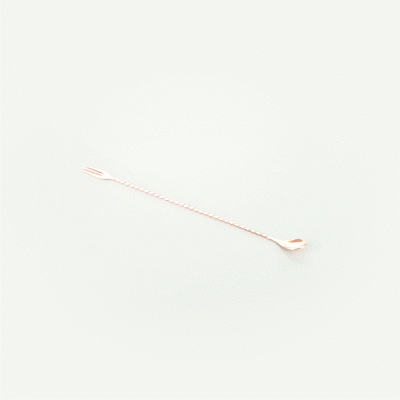 Premium Copper Plated Stainless Steel Trident Bar Spoon - 16