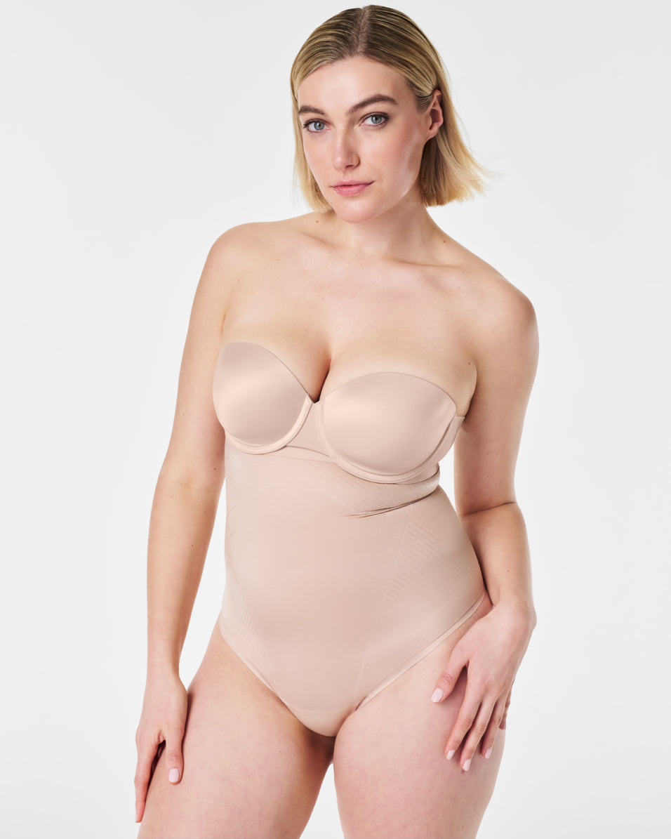 SPANX Shapewear Invisible High Waisted Thong for Women - Seamless Slimming Underwear for Everyday Comfort & Confidence | Perfect for Work, Date Night & Special Occasions