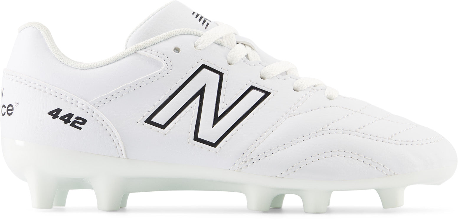 Adidas 442 V2 Academy FG Junior's Soccer Cleats - Firm Ground Football Shoes for Boys (Medium Width) - Perfect for Training, Matches & Outdoor Play