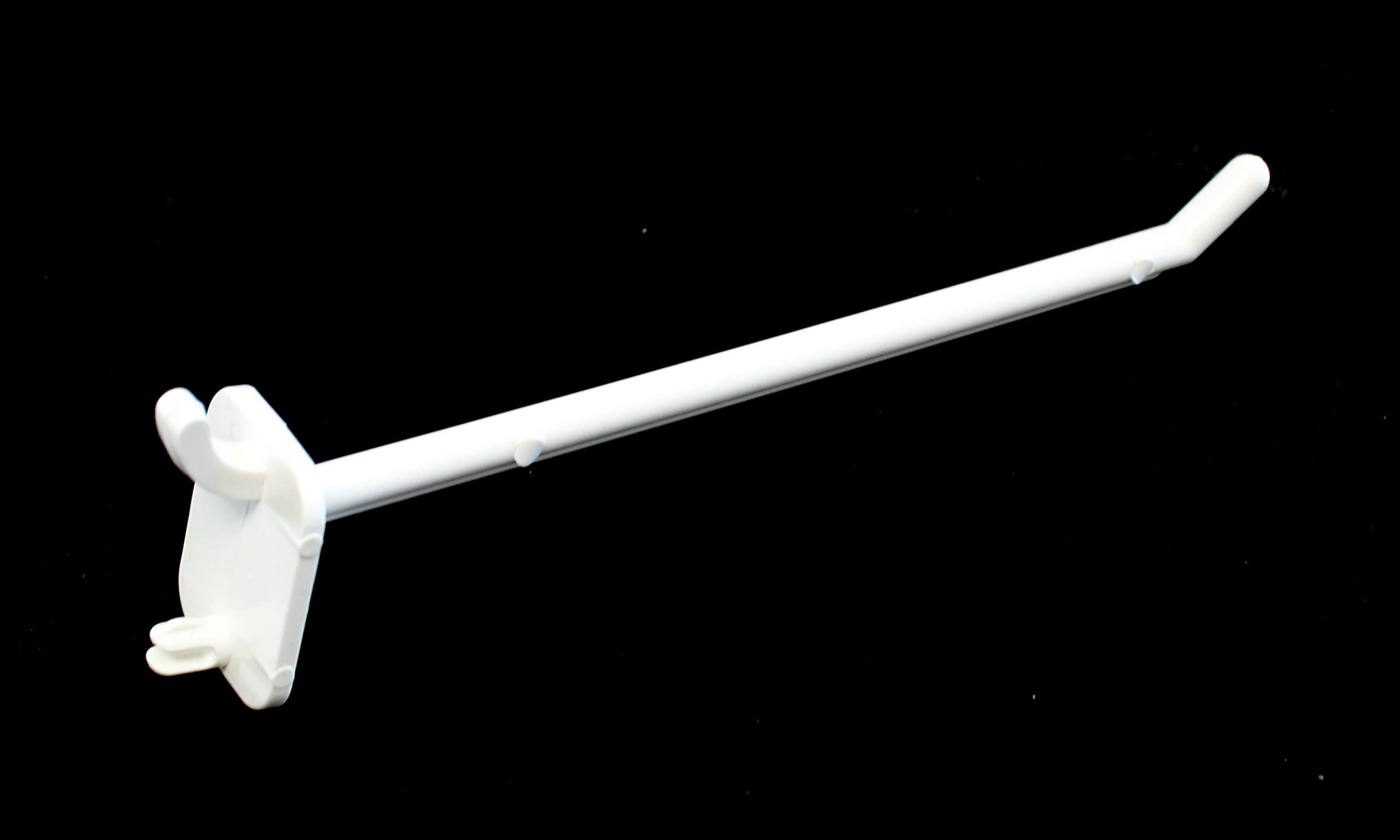 JSP Manufacturing White Plastic Pegboard Hooks for Garage, Tools, Storage, Jewelry & Crafts - 2