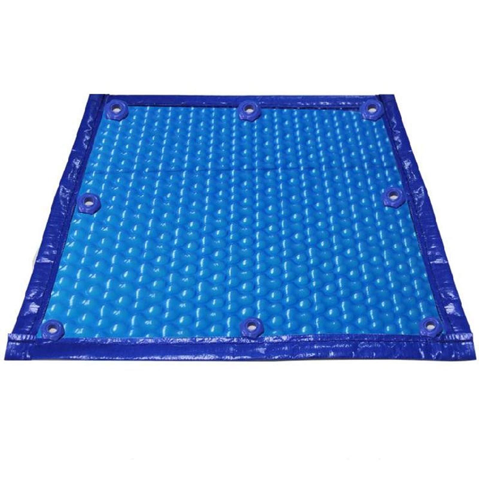 Rectangular Solar Pool Cover with Grommets - 400µm Thick Thermal Bubble Blanket for Above Ground Pools - Summer & Winter Protection (6ft×19ft/2m×6m) - Energy Efficient Heating & Debris Protection for Backyard Swimming Pools