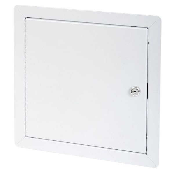 Medium Security Access Door 12x12 Inches - Heavy Duty Steel Panel for Basement, Attic & Commercial Buildings | Weatherproof & Fireproof Entry Solution