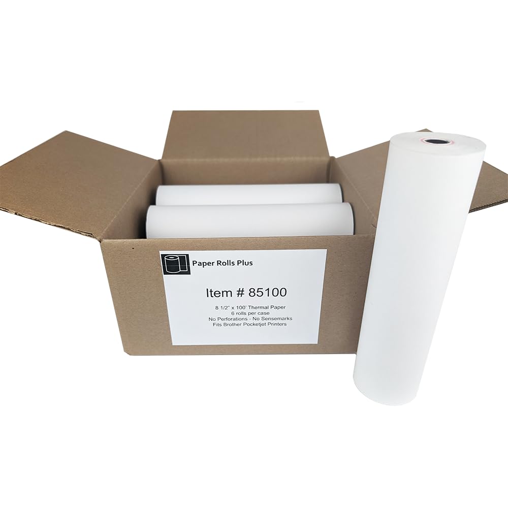 Brother Thermal Paper Rolls 8.5
